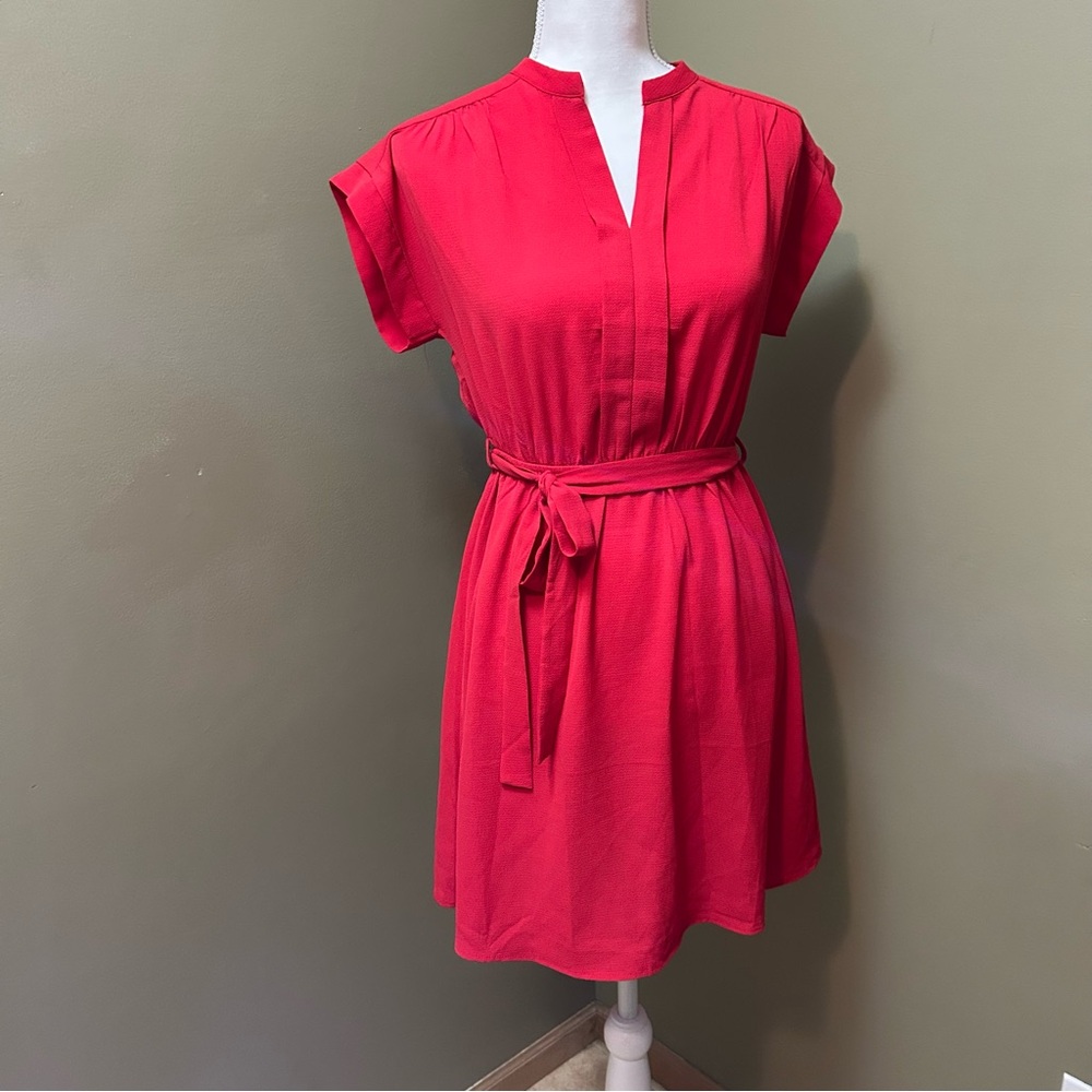 Monteau Vibrant Red Mini Dress